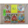 Image 1 : LOT 5 1967 TOPPS FOOTBALL CARDS