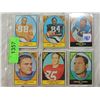 Image 1 : LOT 6 1967 TOPPS FOOTBALL CARDS