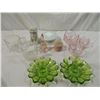 Image 2 : LOT 11 ASSORTED CANDLE HOLDERS AND DECOR