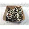 Image 2 : BOX LOT ASSORTED POWER CORDS COMMUNICATION WIRE