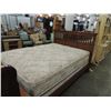 Image 1 : ARTS & CRAFTS WOODEN QUEEN SIZE BEDFRAME