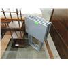 Image 2 : LOT 4 METAL TV TRAYS W/ STAND