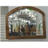 Image 1 : ETCHED GLASS WOODEN FRAMED MIRROR