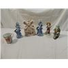 Image 1 : LOT 6 PORCELAIN CERAMIC VINTAGE FIGURES & PLANTER