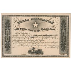 Texas Association Stock Certificate