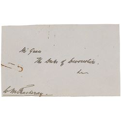 William Makepeace Thackeray