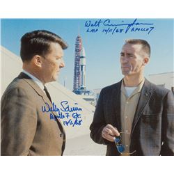 Wally Schirra and Walt Cunningham Signed Photograph