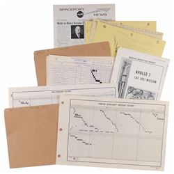 Apollo 7 and 9 Processing Schedules