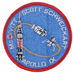 Dave Scott’s Apollo 9 Flown Patch