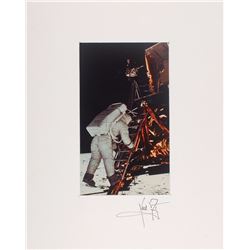 Neil Armstrong Twice-Signed Photograph
