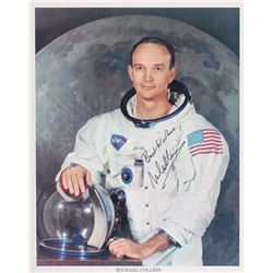 Michael Collins Signed Photograph and Book