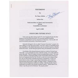 Buzz Aldrin Signed Typescript
