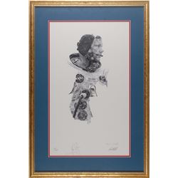 Neil Armstrong Signed Lithograph