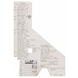 Apollo 12 Flown Checklist