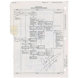 James Lovell’s Apollo 13 Flown Checklist Page