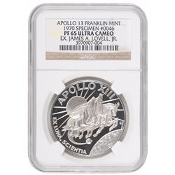 James Lovell’s Apollo 13 Franklin Mint Medallion