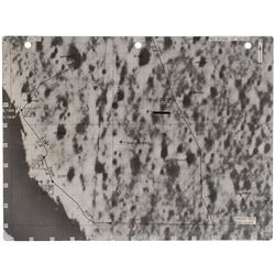 Dave Scott’s Apollo 15 Lunar Surface-used Rover Map