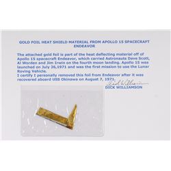 Apollo 15 Flown Kapton Foil