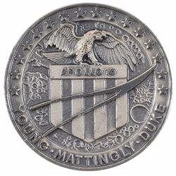 John Young’s Apollo 16 Flown Robbins Medal