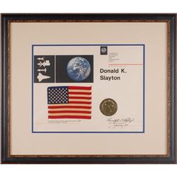 Deke Slayton’s Apollo 17 Flown Flag