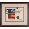 Image 1 : Deke Slayton’s Apollo 17 Flown Flag