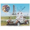 Image 1 : Gene Cernan Signed Photograph and Book