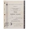 Image 1 : Gene Cernan Signed Apollo 17 Flight Plan
