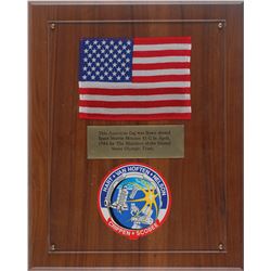 STS-41-C Flown Flag