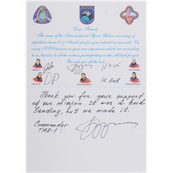 ISS Expeditions 6 and 7 Flown Letter and Cover