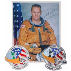 Bob Overmyer’s Challenger Patch and Sticker