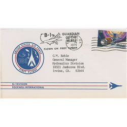 B-1 Bomber Flown Cover