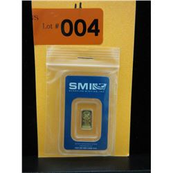 .9999 Fine Gold 1 Gram Mint Bar