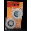 Image 1 : 2 x .999 Fine Silver Art Rounds