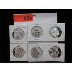 24 x .999 Fine Silver Art Rounds & Bars
