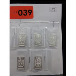 5 x Suisse Bullion Gryphon Bars