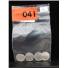 Image 1 : 4 x Silver Rounds - Walking Liberty Motif