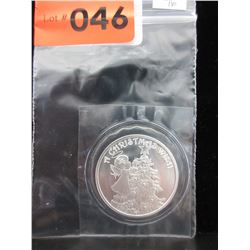 2014 Christmas Wish Silver Round