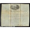 Image 1 : Philadelphia and Lancaster Turnpike (Pennsylvania) A 1795 certificate for one share signed by Willia
