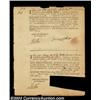 Image 1 : Pennsylvania Hospital Subscription Certificate - August 23, 1754 A partly printed document signed Da