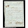 Image 1 : Samuel Du Pont De Nemours - Bank Territorial A 1812 certificate for one share signed as Administrati