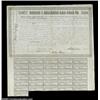 Image 1 : Millard Fillmore - Hudson and Berkshire Railroad (New York) A 1848 dated bond issued by the Hudson a