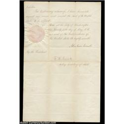 Abraham Lincoln - Presidential Pardon This Presidential Pardon was signed on May 25, 1863 and bears.
