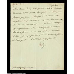 Napoleon Bonaparte - Military Orders Dated June 17, 1811. It reads in part, "...Order the first and.