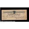 Pawnee Bill - Gordon W. Lillie - Buffalo Bill's Wild West Show This check dated July 22, 1909 in the