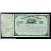 Image 1 : John D. Rockefeller - Standard Oil Trust (New York) A 500 share certificate from 1883 issued to and.