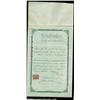 Image 2 : John D. Rockefeller - Standard Oil Trust (New York) A 500 share certificate from 1883 issued to and.
