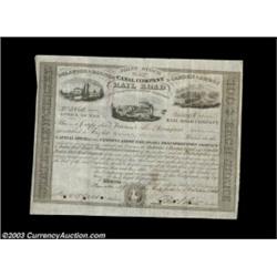 Robert L. Stevens - Joint Stock of the Delaware & Raritan Canal Company & the Camden and Amboy Rail.