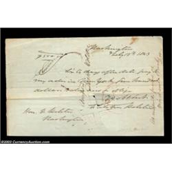 Daniel Webster - Promissory Note A one page Promissory Note signed April 13, 1842 reading in part, "