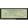 Image 1 : Orville Wright - Signed Check This check, dated May 16, 1947, is drawn on the Winters National Bank.