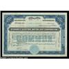 Image 1 : Steinmetz Electric Motor Car Company (Maryland) A 1924 certificate for 5 shares in blue and black. F